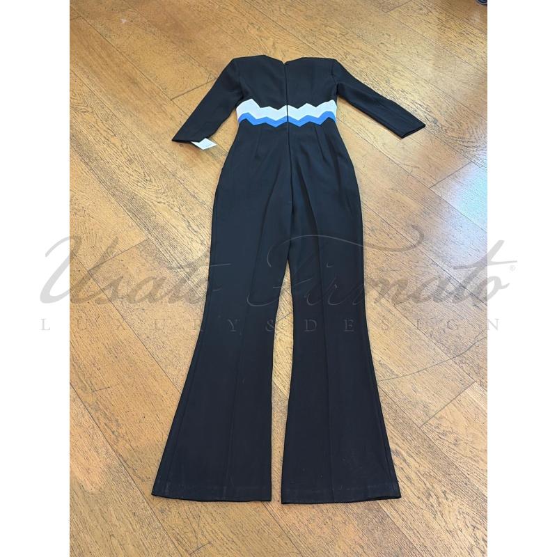 TUTA DONNA ELISABETTA FRANCHI NERO BLU TG S | Mercatino dell'Usato Roma parioli 2