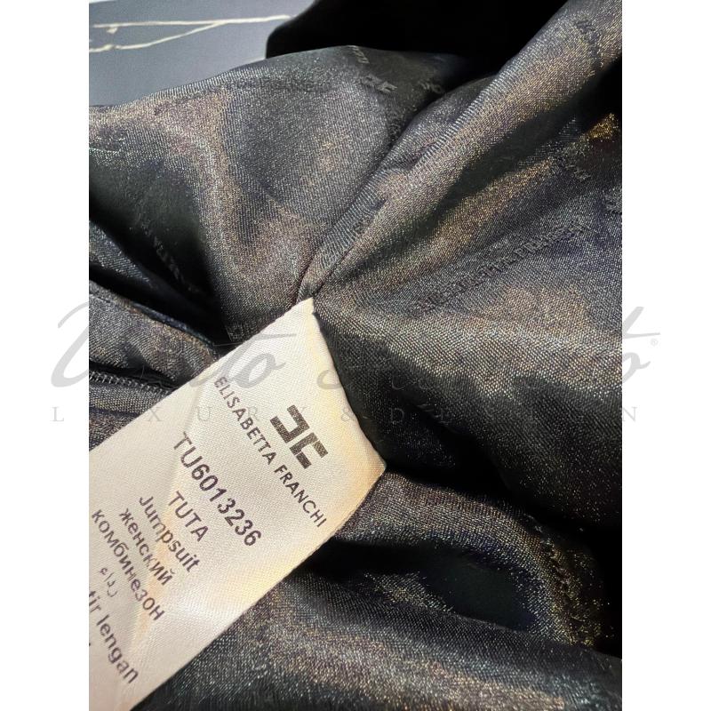 TUTA DONNA ELISABETTA FRANCHI NERO BLU TG S | Mercatino dell'Usato Roma parioli 3