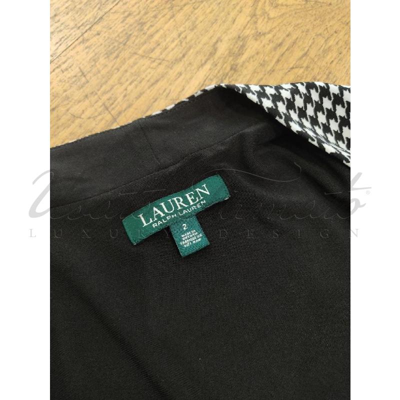 TUTA DONNA RALPH LAUREN NERA BIANCO NERO INCROCIO TG 2 | Mercatino dell'Usato Roma parioli 3