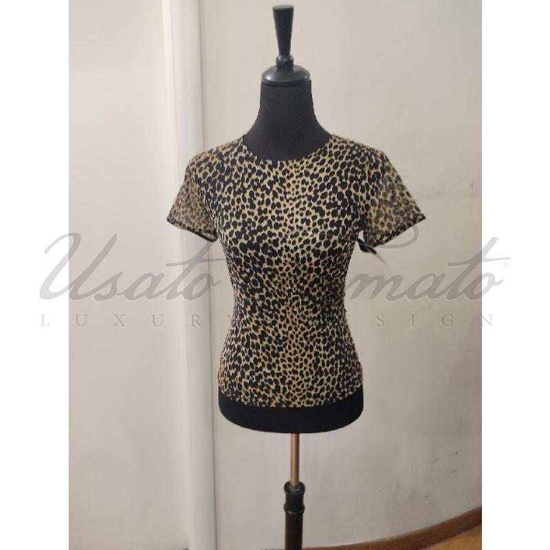 T SHIRT DONNA DOLCE&GABBANA ANIMALIER  | Mercatino dell'Usato Roma parioli 1