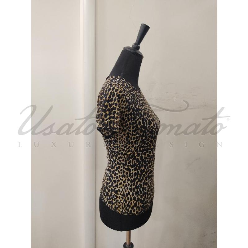 T SHIRT DONNA DOLCE&GABBANA ANIMALIER  | Mercatino dell'Usato Roma parioli 2