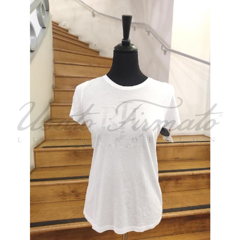 T SHIRT DONNA RALPH LAUREN BIANCA TG. S | Mercatino dell'Usato Roma parioli 1
