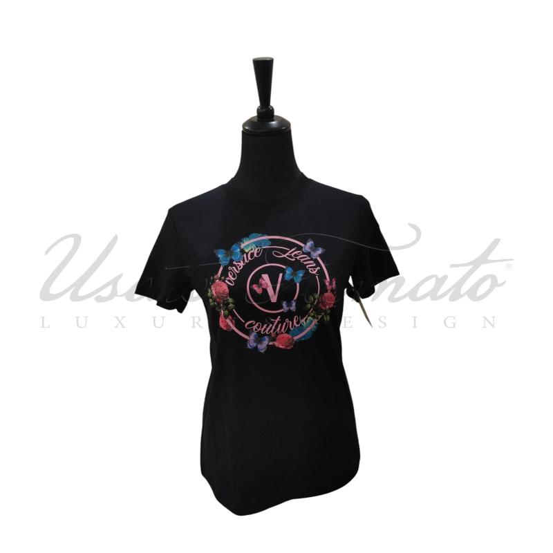 T SHIRT DONNA VERSACE COUTURE TG. S | Mercatino dell'Usato Roma parioli 1