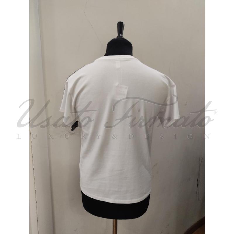 T SHIRT UOMO MOSCHINO BIANCA TG. XS | Mercatino dell'Usato Roma parioli 3