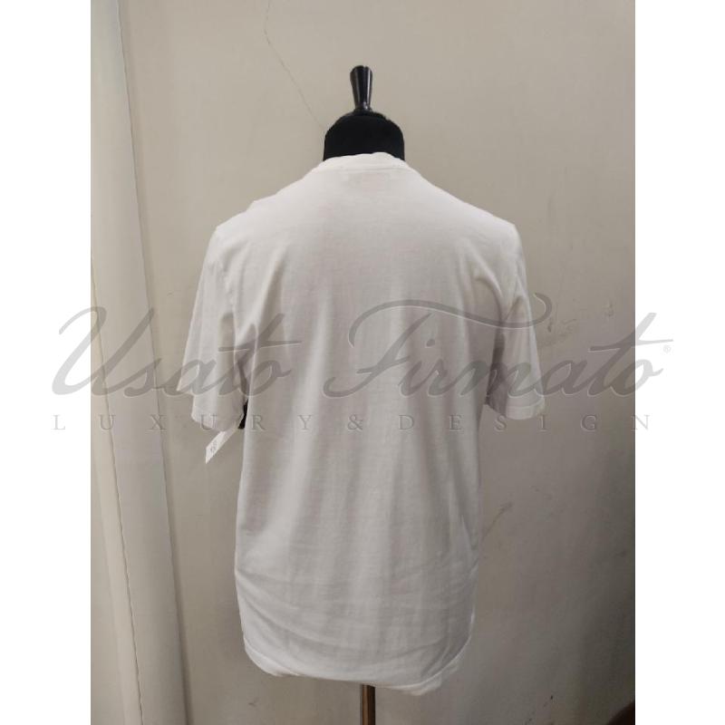 T SHIRT UOMO MSGM BIANCA TG. XS | Mercatino dell'Usato Roma parioli 3
