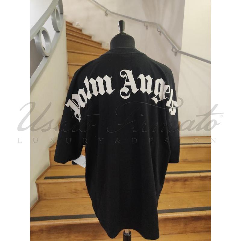 T SHIRT UOMO PALM ANGELS NERA TG. L | Mercatino dell'Usato Roma parioli 3
