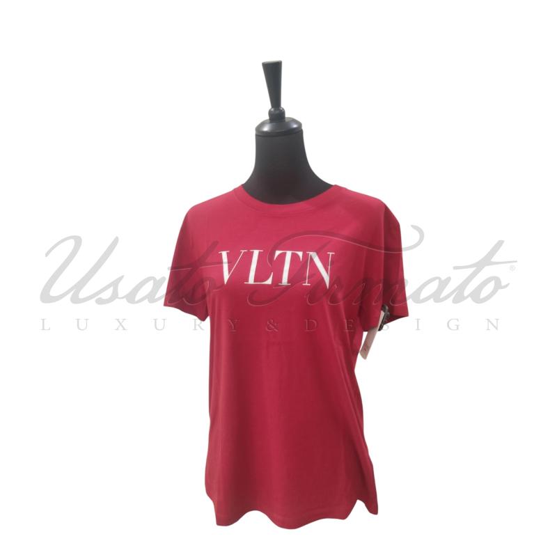 T SHIRT VALENTINO GARAVANI ROSSA TG. S | Mercatino dell'Usato Roma parioli 1