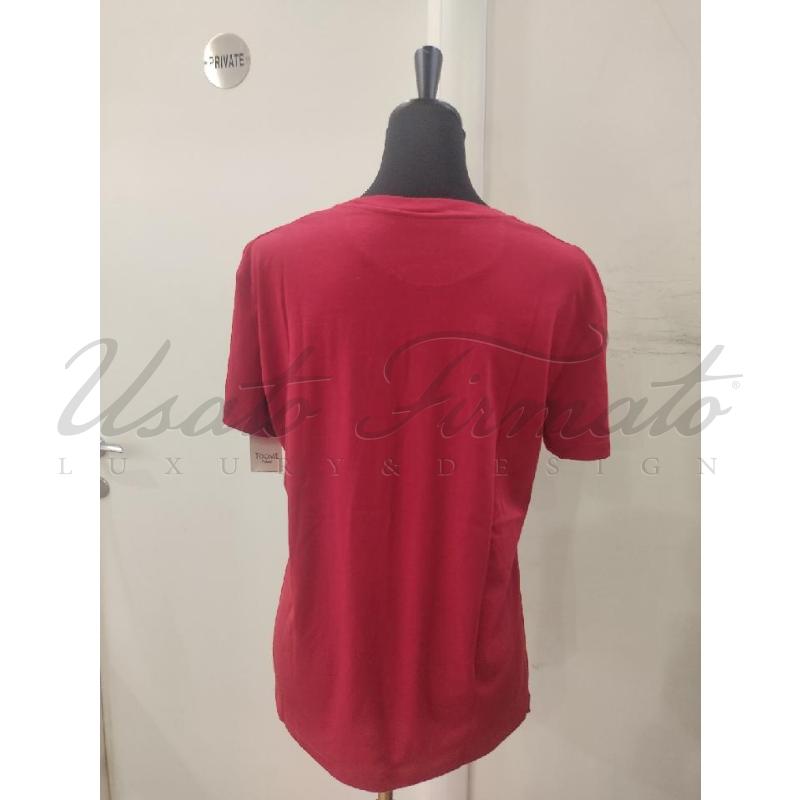 T SHIRT VALENTINO GARAVANI ROSSA TG. S | Mercatino dell'Usato Roma parioli 3