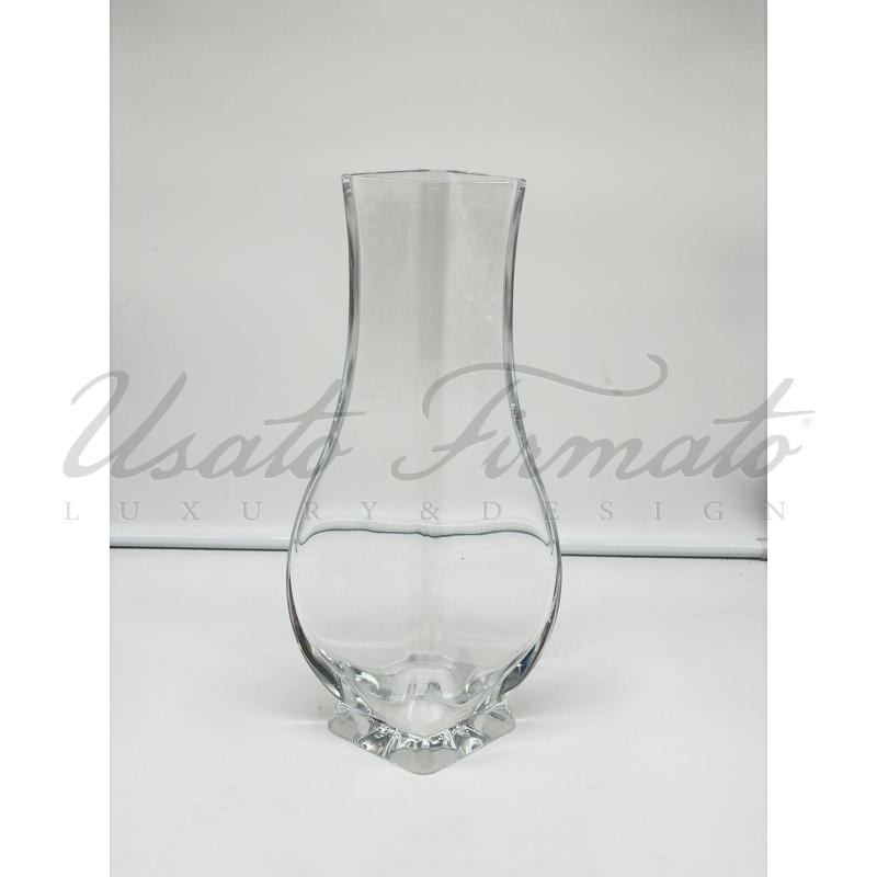 VASO BACCARAT CRISTALLO BASE ROMBO | Mercatino dell'Usato Roma parioli 1