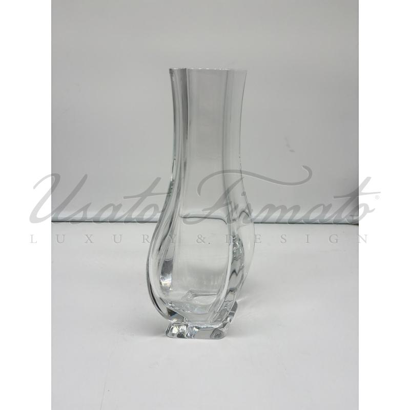 VASO BACCARAT CRISTALLO BASE ROMBO | Mercatino dell'Usato Roma parioli 3