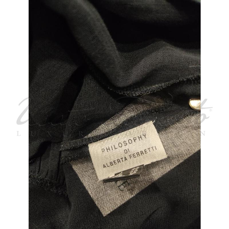 VESTITO DONNA ALBERTA FERRETTI NERO TG 44 | Mercatino dell'Usato Roma parioli 4