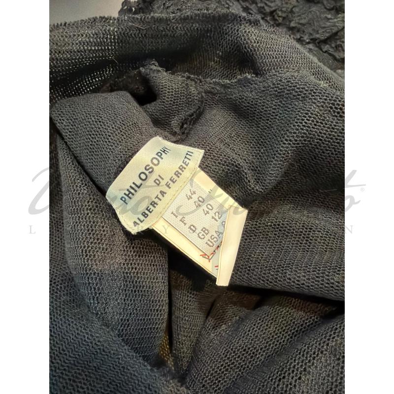VESTITO DONNA ALBERTA FERRETTI NERO TG S/M | Mercatino dell'Usato Roma parioli 4