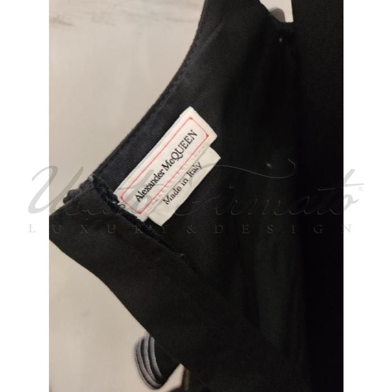 VESTITO DONNA ALEXANDER MCQUEEN NERO DENIM TG. 40 | Mercatino dell'Usato Roma parioli 4