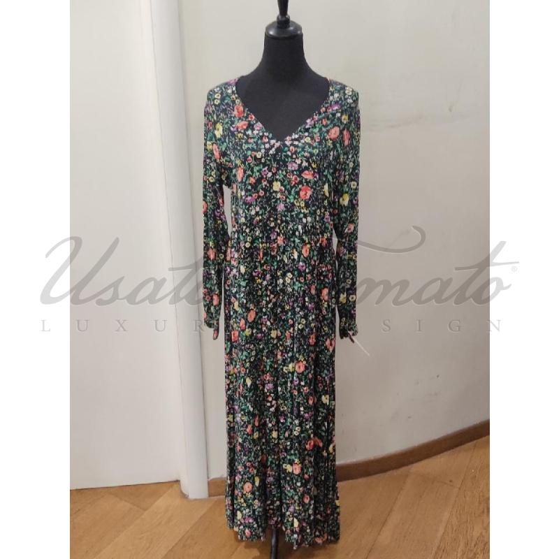 VESTITO DONNA AMERICAN VINTAGE FIORI TG L | Mercatino dell'Usato Roma parioli 1