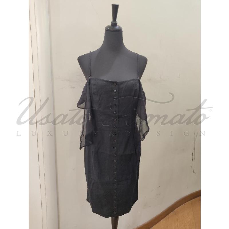 VESTITO DONNA ARMANI JEANS NERO TG 46 | Mercatino dell'Usato Roma parioli 1