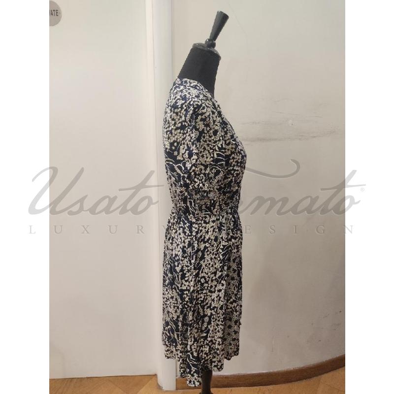 VESTITO DONNA BA&SH FIORI BLU TG 1 | Mercatino dell'Usato Roma parioli 2