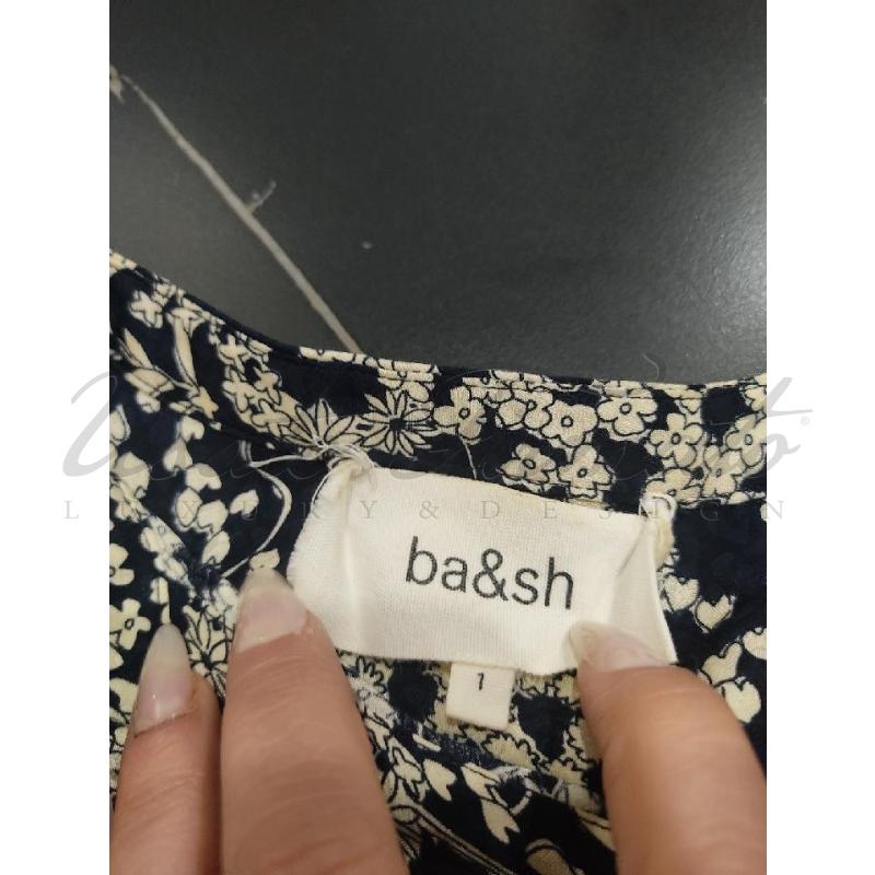VESTITO DONNA BA&SH FIORI BLU TG 1 | Mercatino dell'Usato Roma parioli 4