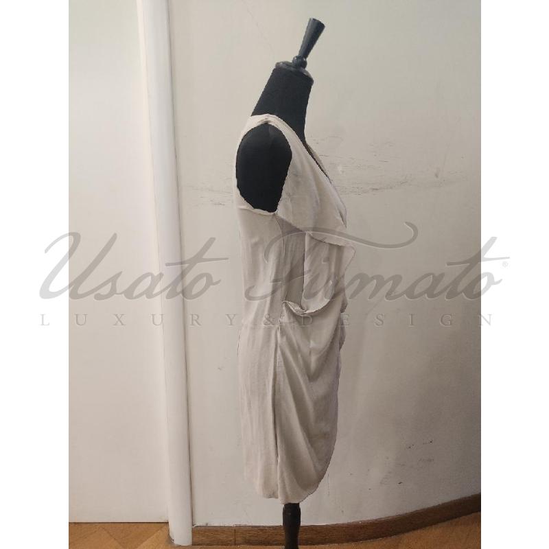 VESTITO DONNA BRUNELLO CUCINELLI BEIGE  | Mercatino dell'Usato Roma parioli 2