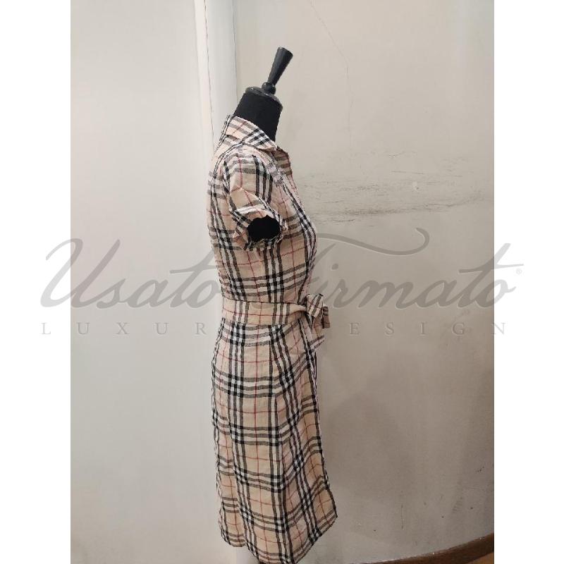 VESTITO DONNA BURBERRY CHECK TG S | Mercatino dell'Usato Roma parioli 2