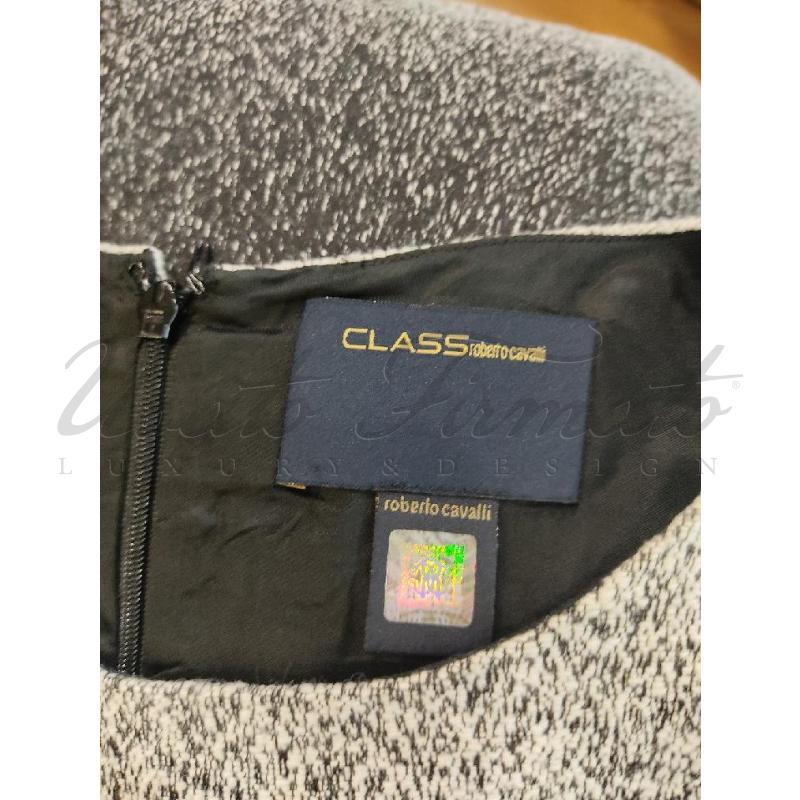 VESTITO DONNA CLASS ROBERTO CAVALLI GRIGIO TG 48 | Mercatino dell'Usato Roma parioli 4