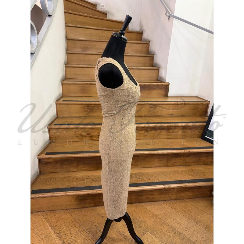 VESTITO DONNA DOLCE E GABBANA BEIGE TG 38 | Mercatino dell'Usato Roma parioli 2