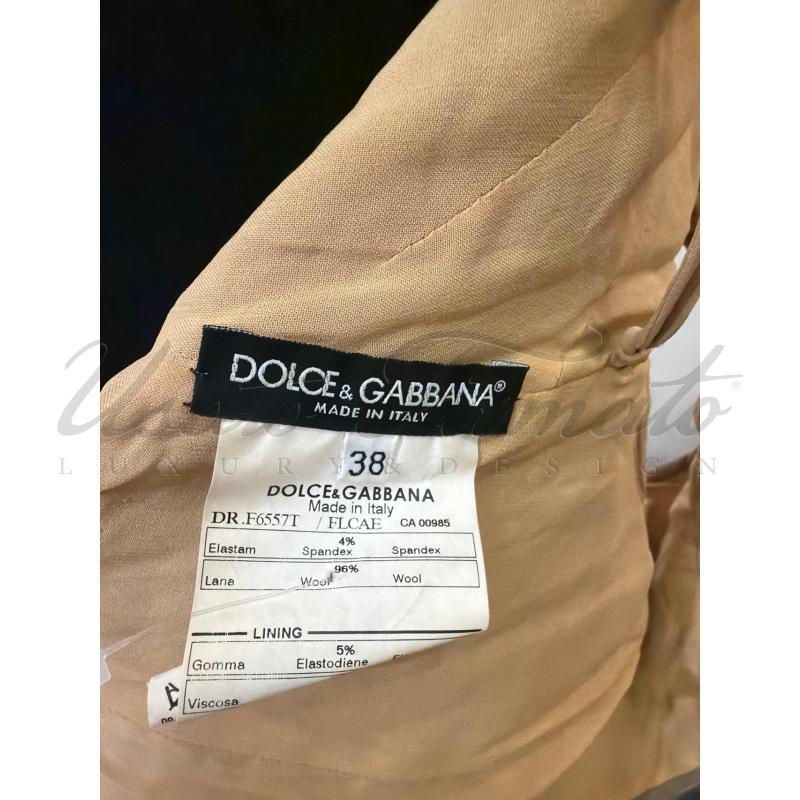 VESTITO DONNA DOLCE E GABBANA BEIGE TG 38 | Mercatino dell'Usato Roma parioli 4