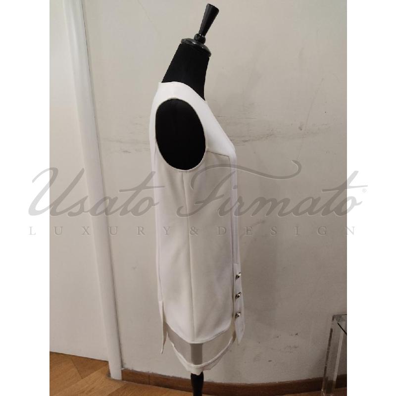 VESTITO DONNA ELISABETTA FRANCHI BIANCO TG  | Mercatino dell'Usato Roma parioli 2