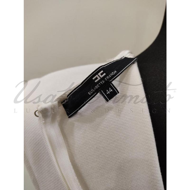 VESTITO DONNA ELISABETTA FRANCHI BIANCO TG  | Mercatino dell'Usato Roma parioli 4
