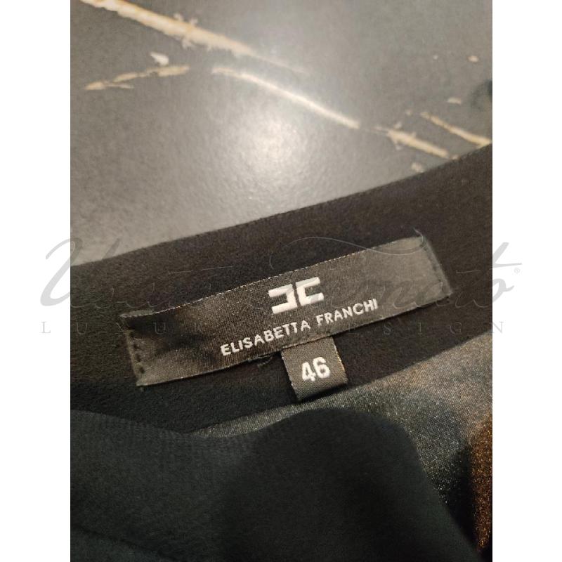 VESTITO DONNA ELISABETTA FRANCHI NERO TG 46 | Mercatino dell'Usato Roma parioli 4