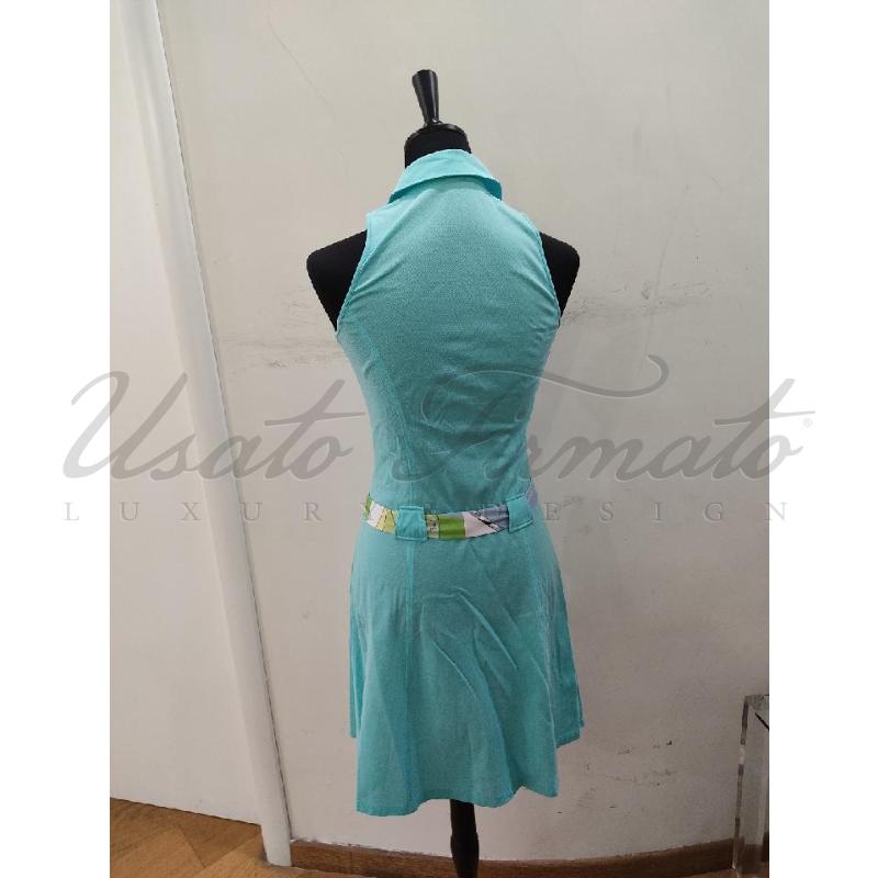 VESTITO DONNA EMILIO PUCCI CARTA DA ZUCCHERO TG. 40 | Mercatino dell'Usato Roma parioli 3
