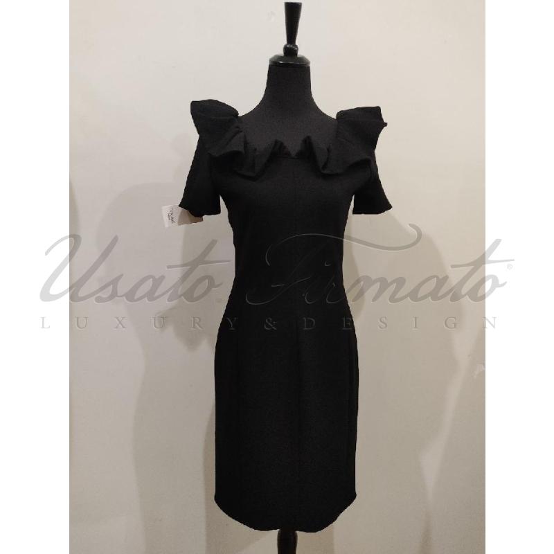 VESTITO DONNA EMPORIO ARMANI NERO TG 44 | Mercatino dell'Usato Roma parioli 1
