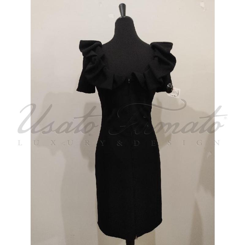 VESTITO DONNA EMPORIO ARMANI NERO TG 44 | Mercatino dell'Usato Roma parioli 3