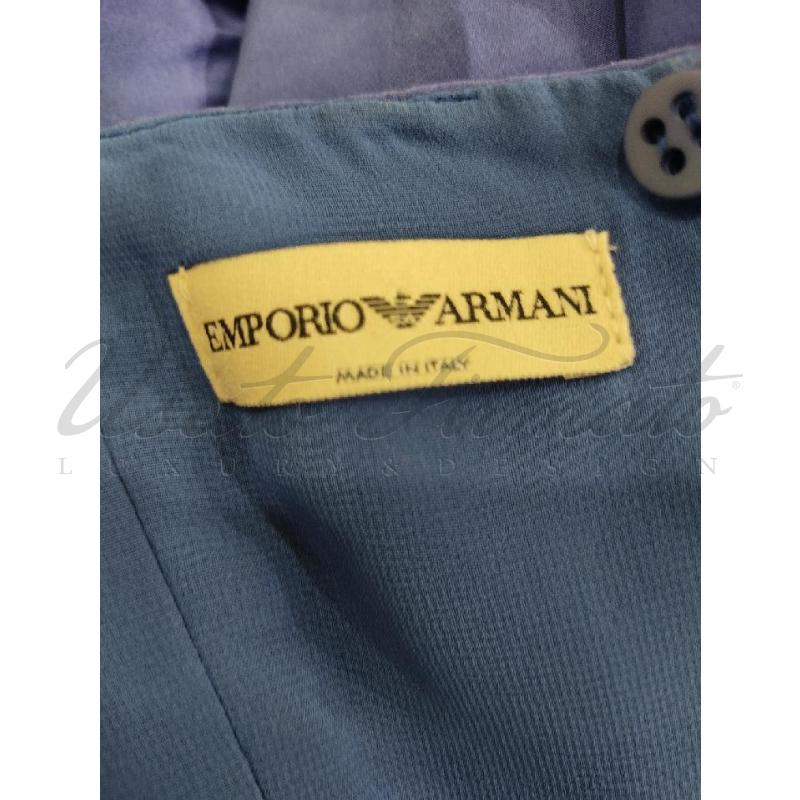 VESTITO DONNA EMPORIO ARMANI VIOLA SETA TG. 42 | Mercatino dell'Usato Roma parioli 4