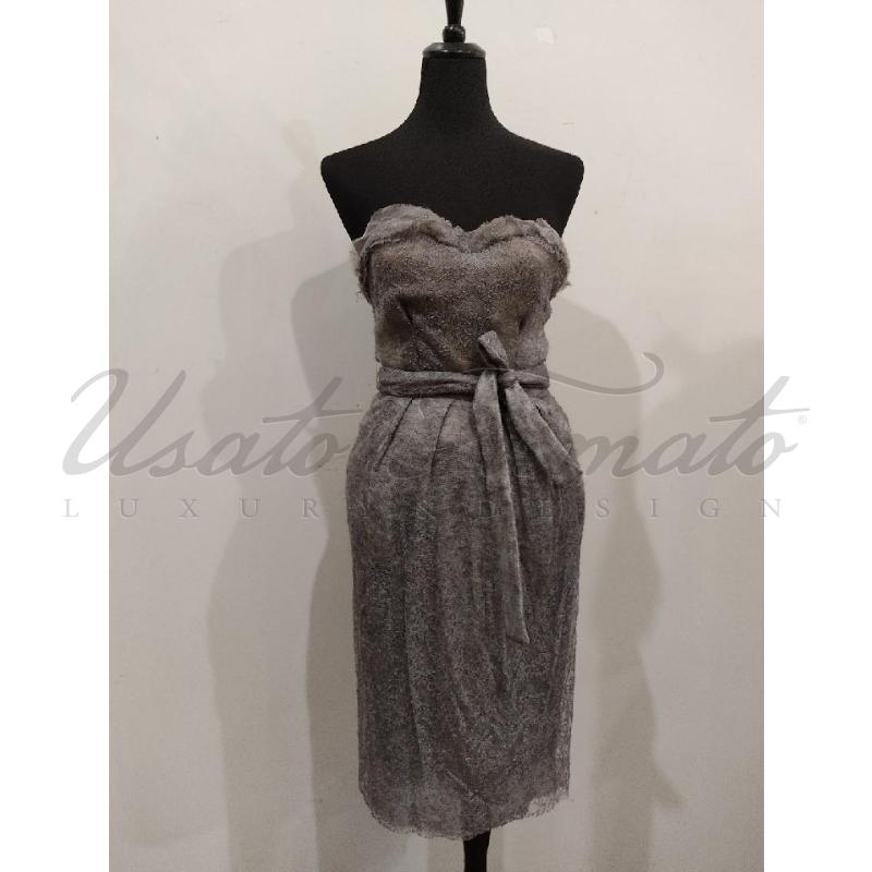 VESTITO DONNA ERMANNO SCERVINO GRIGIO TG. 40 | Mercatino dell'Usato Roma parioli 1