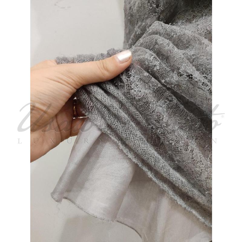 VESTITO DONNA ERMANNO SCERVINO GRIGIO TG. 40 | Mercatino dell'Usato Roma parioli 3