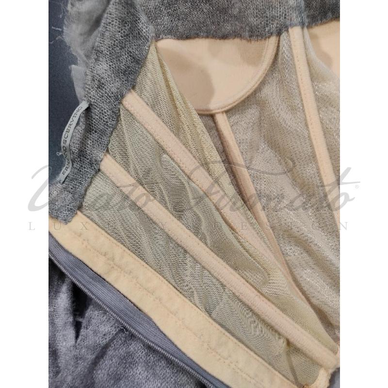 VESTITO DONNA ERMANNO SCERVINO GRIGIO TG. 40 | Mercatino dell'Usato Roma parioli 4