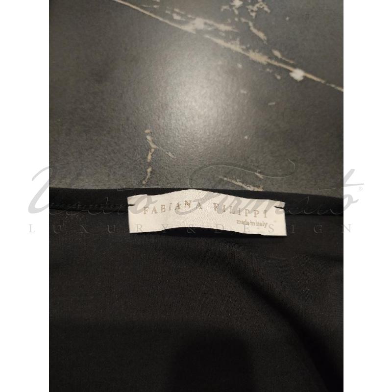 VESTITO DONNA FABIANA FILIPPI NERO TG. 40 | Mercatino dell'Usato Roma parioli 4