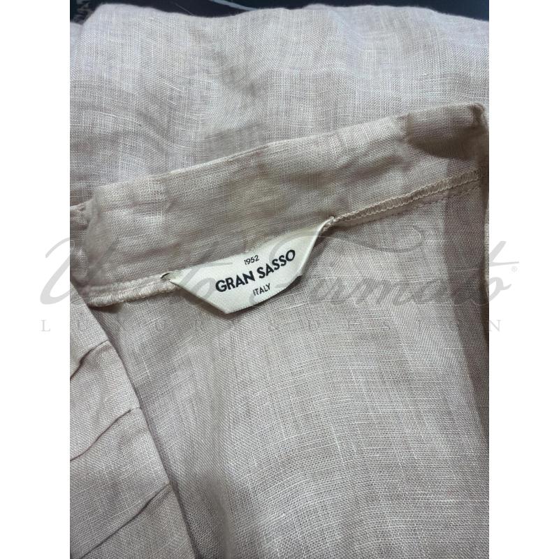 VESTITO DONNA GRAN SASSO LINO BEIGE TG S7M | Mercatino dell'Usato Roma parioli 4