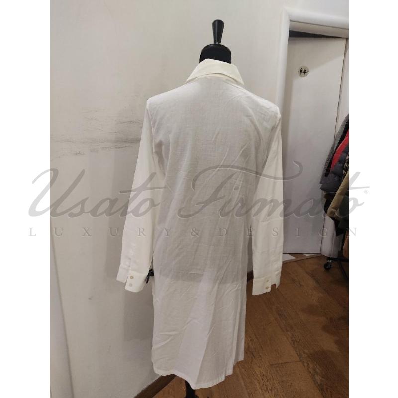 VESTITO DONNA IBLUES BIANCO TG 46 | Mercatino dell'Usato Roma parioli 3