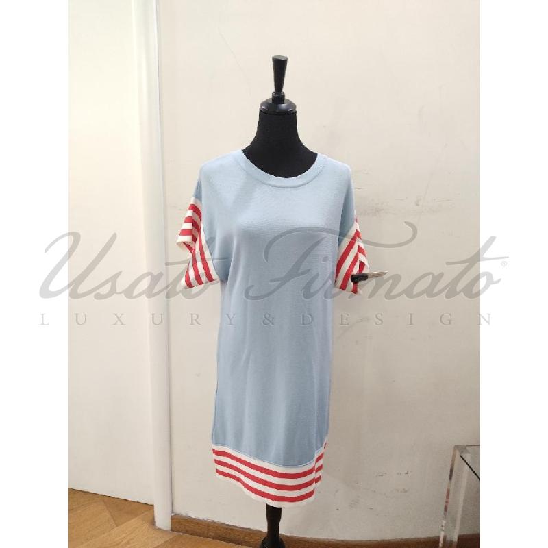 VESTITO DONNA ICEBERG CELESTE  TG S | Mercatino dell'Usato Roma parioli 1