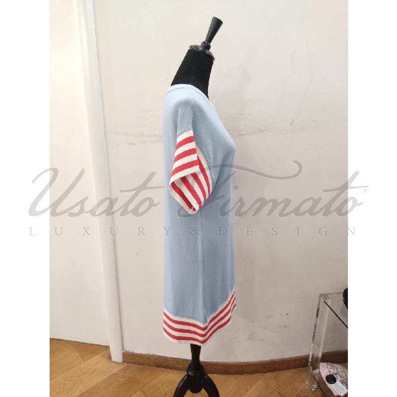 VESTITO DONNA ICEBERG CELESTE  TG S | Mercatino dell'Usato Roma parioli 2