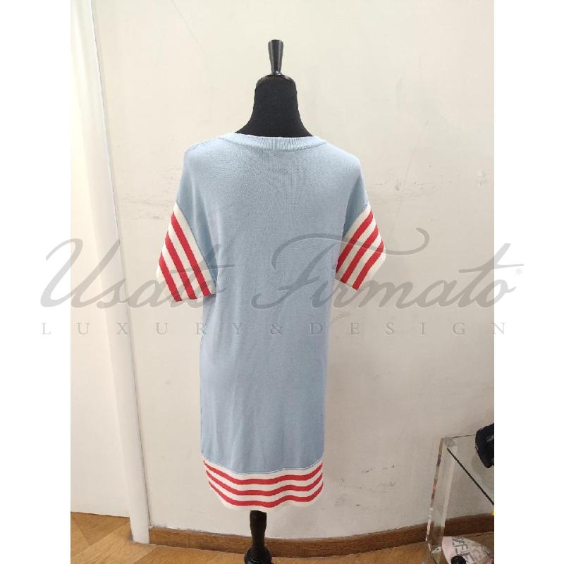 VESTITO DONNA ICEBERG CELESTE  TG S | Mercatino dell'Usato Roma parioli 3