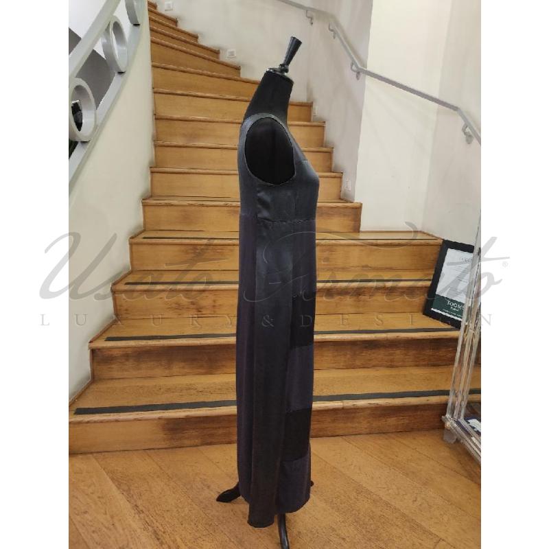VESTITO DONNA INTREND  SETA GRIGIO TG M | Mercatino dell'Usato Roma parioli 2