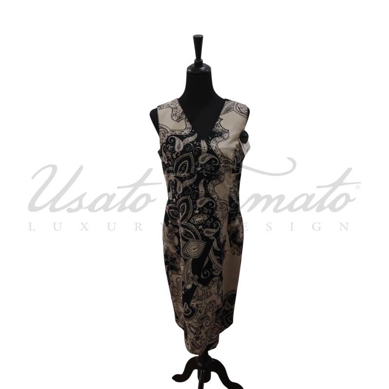 VESTITO DONNA LANVIN BEIGE TG 44 | Mercatino dell'Usato Roma parioli 1