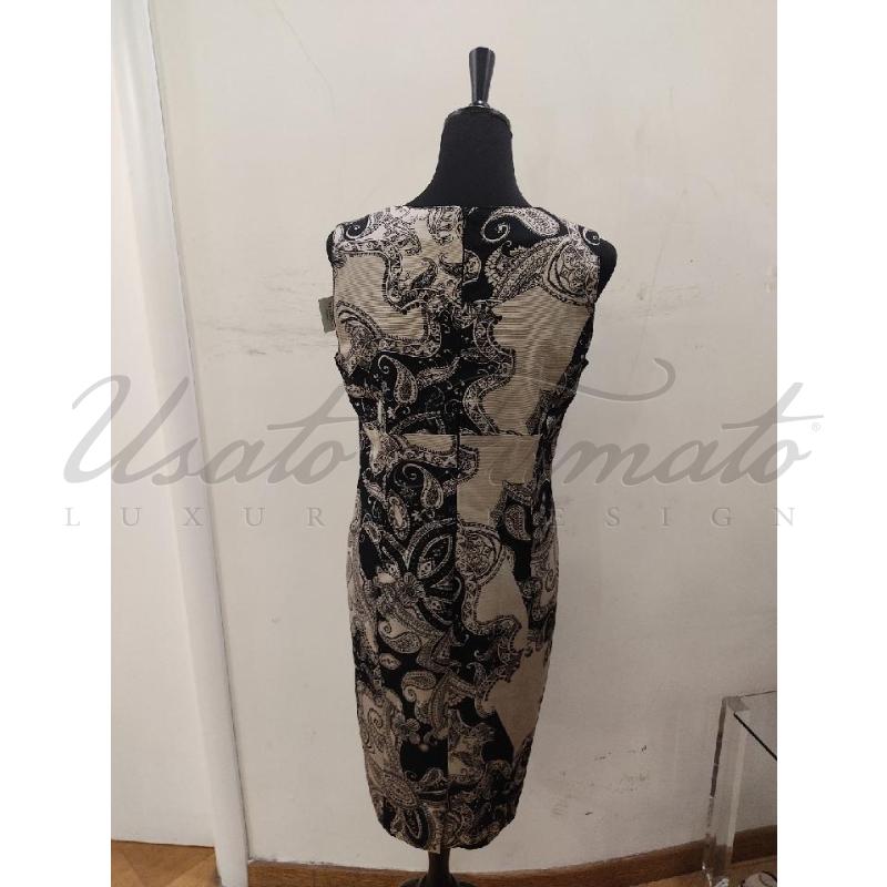 VESTITO DONNA LANVIN BEIGE TG 44 | Mercatino dell'Usato Roma parioli 3