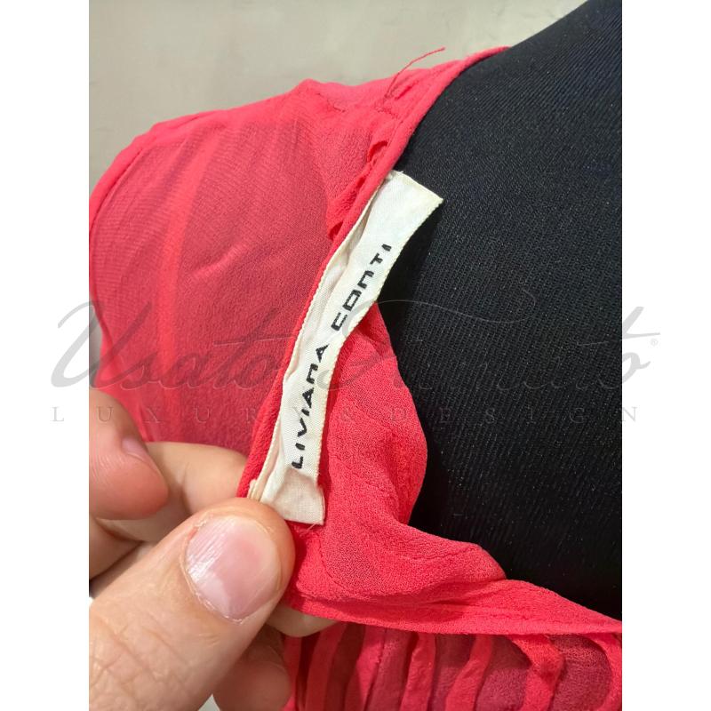 VESTITO DONNA LIVIANA CONTI CORALLO TG. 42 | Mercatino dell'Usato Roma parioli 4
