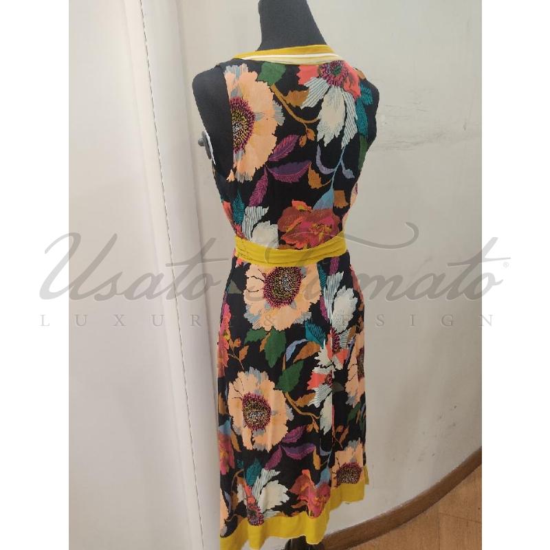 VESTITO DONNA MAEVE ANTHROPOLOGIE NERO FIORI TG. 36 | Mercatino dell'Usato Roma parioli 3