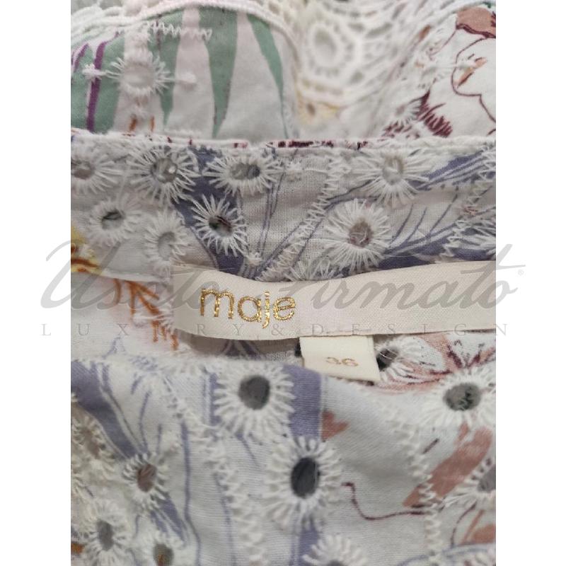 VESTITO DONNA MAJE PIZZO S GALLO FIORI TG S | Mercatino dell'Usato Roma parioli 4