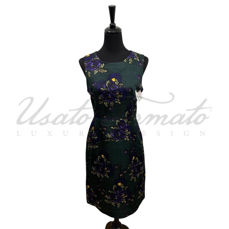 VESTITO DONNA MARNI LANA SETA VERDE TG 40 | Mercatino dell'Usato Roma parioli 1