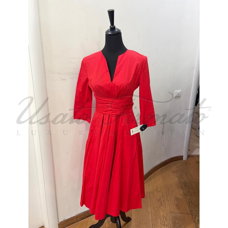 VESTITO DONNA MAX E CO ROSSO TG M  | Mercatino dell'Usato Roma parioli 1
